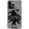 DC Comics Batman Silhouette Art iPhone 16 Pro Clear Case